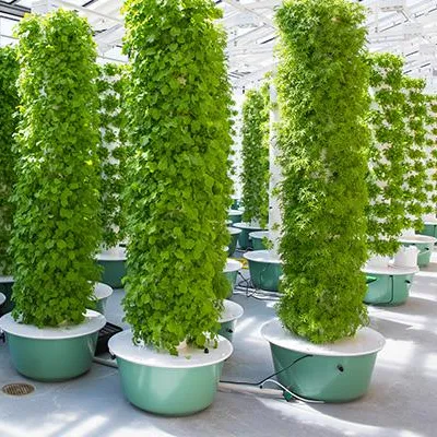 Hydroponic System - Işıklı Aeroponik Kule Bahçe Sistemleri 60
