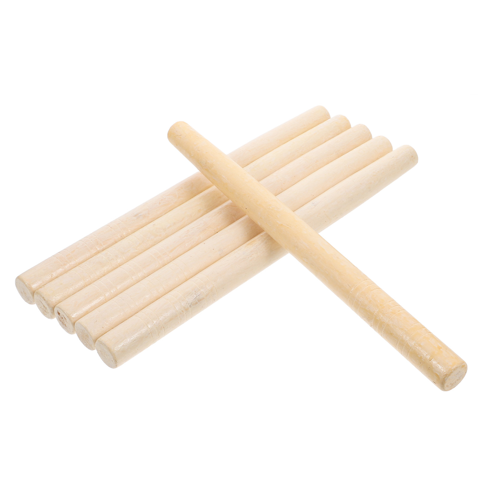 Gardening Tools Wooden - 6 adet uzun ahşap saplı set