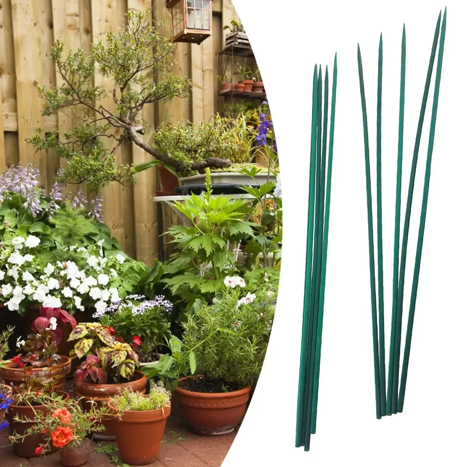 Gardening Tools Wooden - 10 adet 40 cm Bitki Bahis