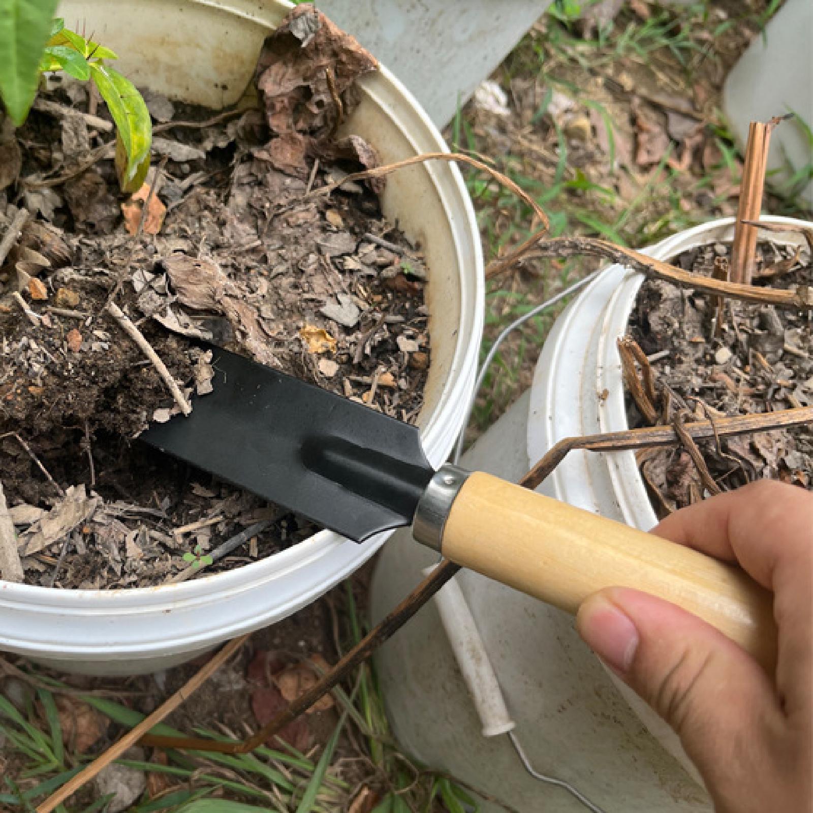 Gardening Tools Wooden - Küçük Bahçe Küreği Kazma Aleti Ahşap
