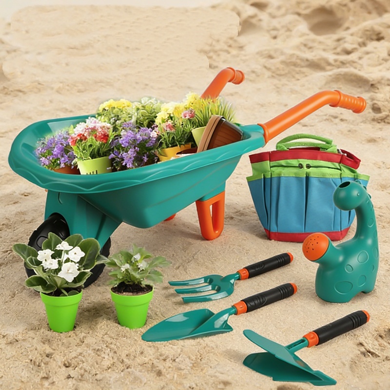 Gardening Tools Girly - Hem çocuk kum oyun seti aletleri,