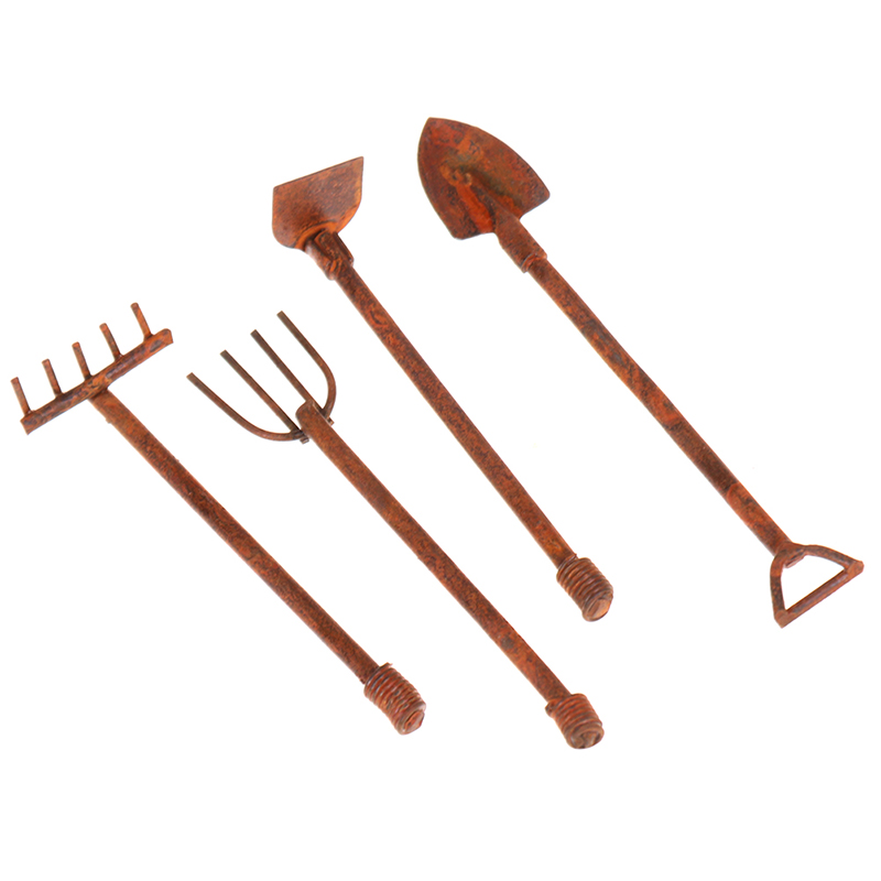 4 adet 1:12 Dollhouse Minyatür - Gardening Tools incelemesi ve fiyatı