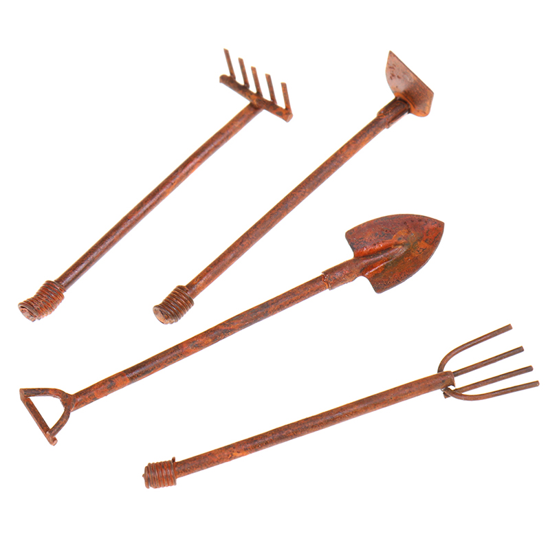4 adet 1:12 Dollhouse Minyatür - Gardening Tools incelemesi ve fiyatı