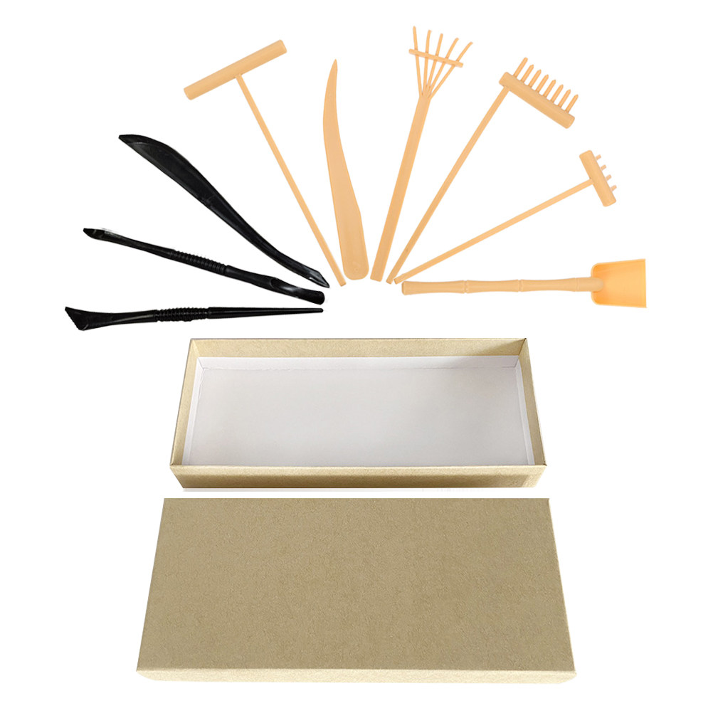 1 Set Minyatür Zen Bahçesi Tır - Zen Gardening Tools incelemesi ve fiyatı