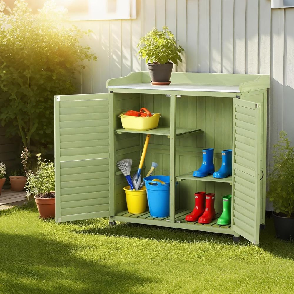 Metal Tezgahlı Dış Mekan Saksı - Gardening Tools Wooden incelemesi ve fiyatı