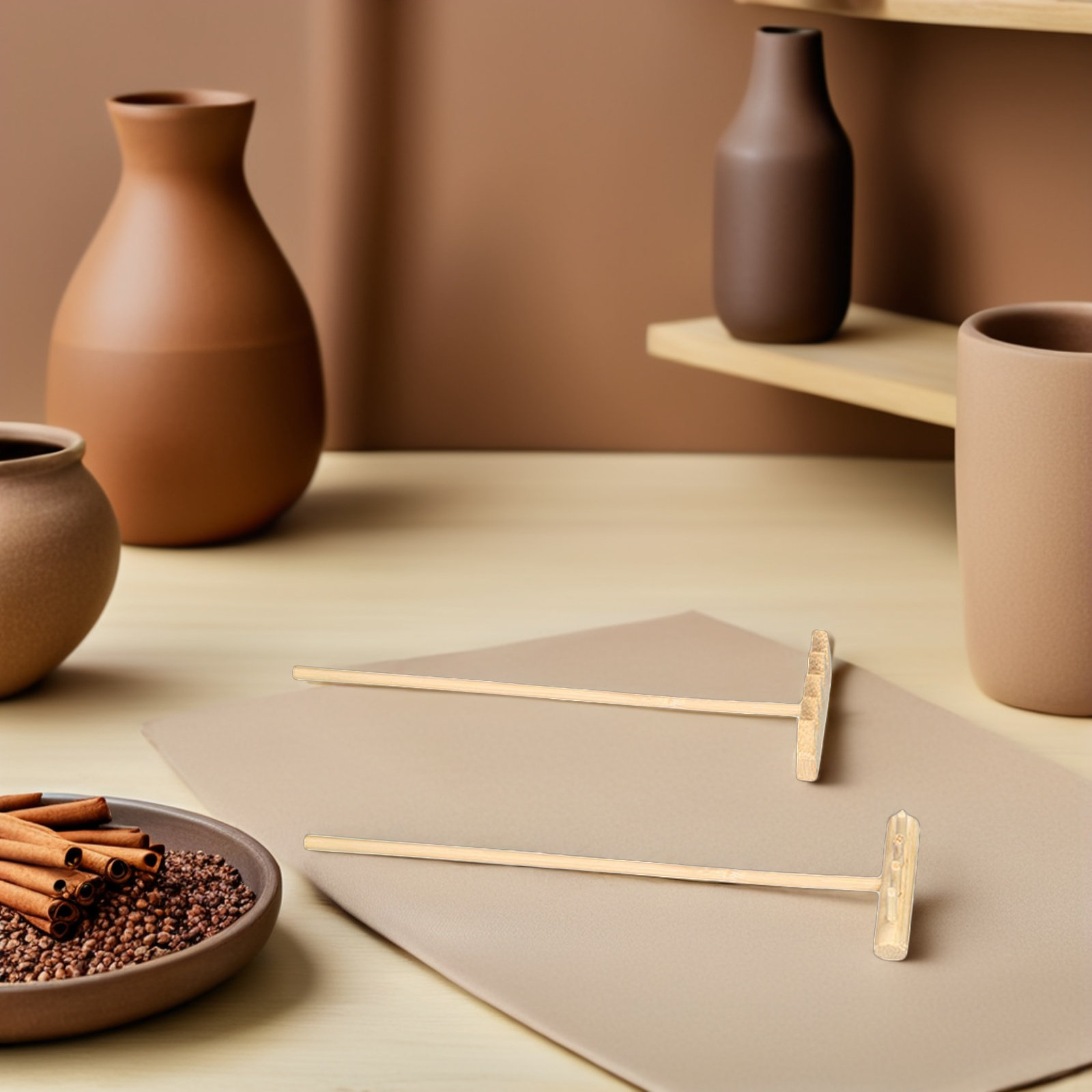 6 Parça Mini Kum Tırmığı Bambu - Zen Gardening Tools incelemesi ve fiyatı