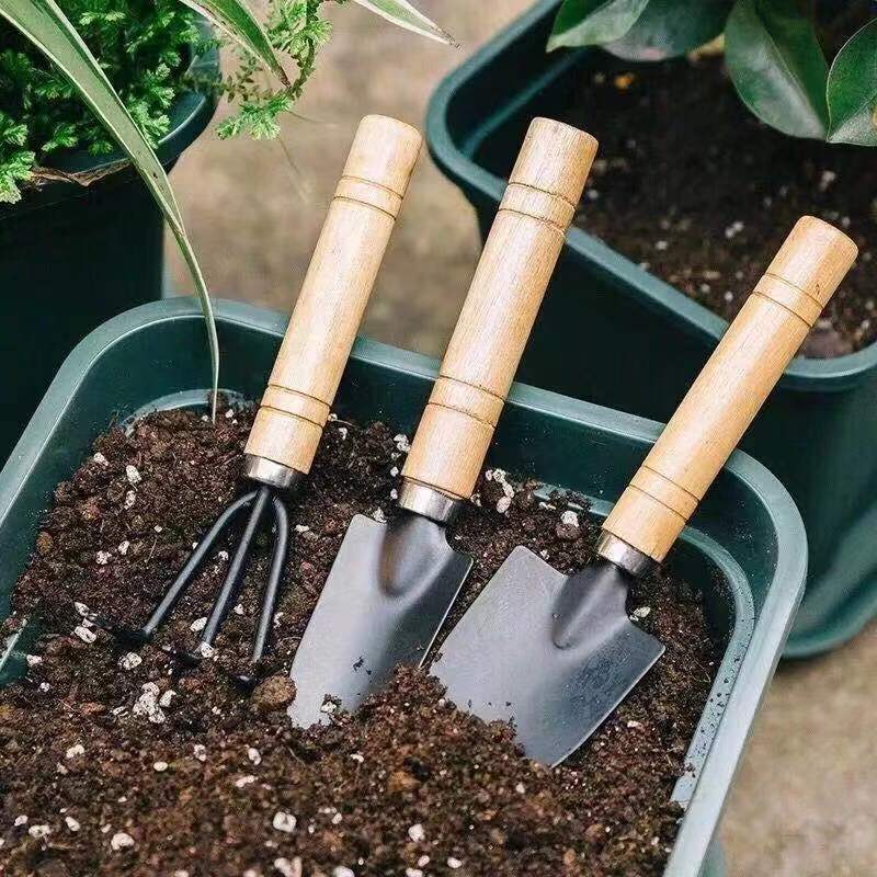 3 Parça Mini Bahçe Alet Seti,  - Gardening Tools Wooden incelemesi ve fiyatı