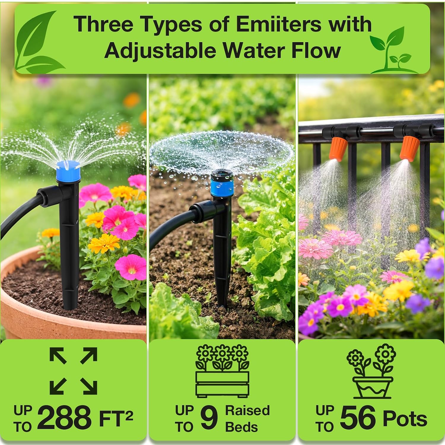 300FT Damla Sulama Sistemi Kit - Drip Irrigation Kit incelemesi ve fiyatı