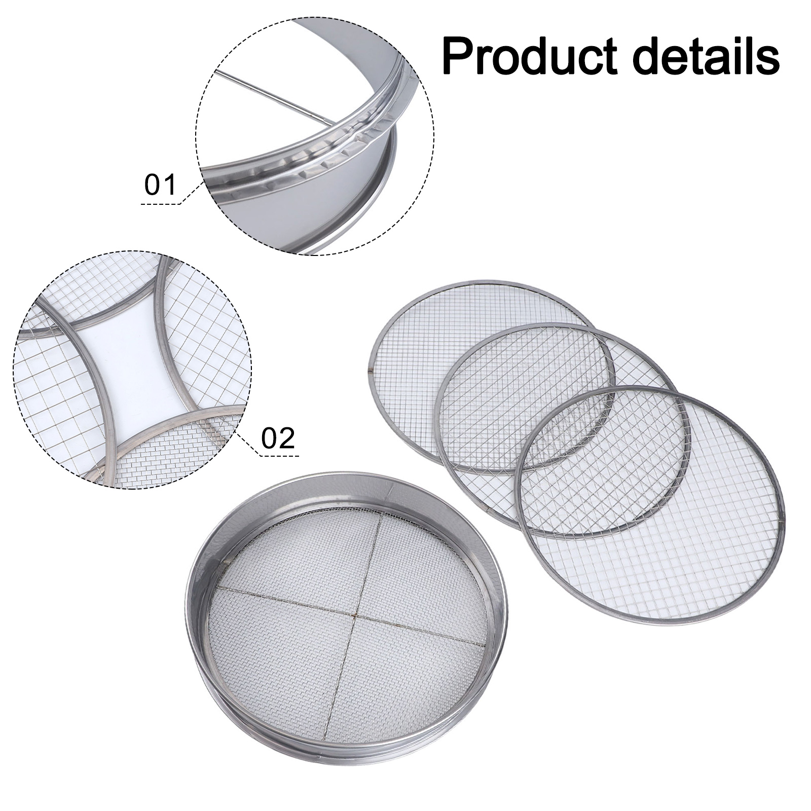 4'lü Bahçe Eleği, 4 Değiştiril - Garden Sieve Soil incelemesi ve fiyatı