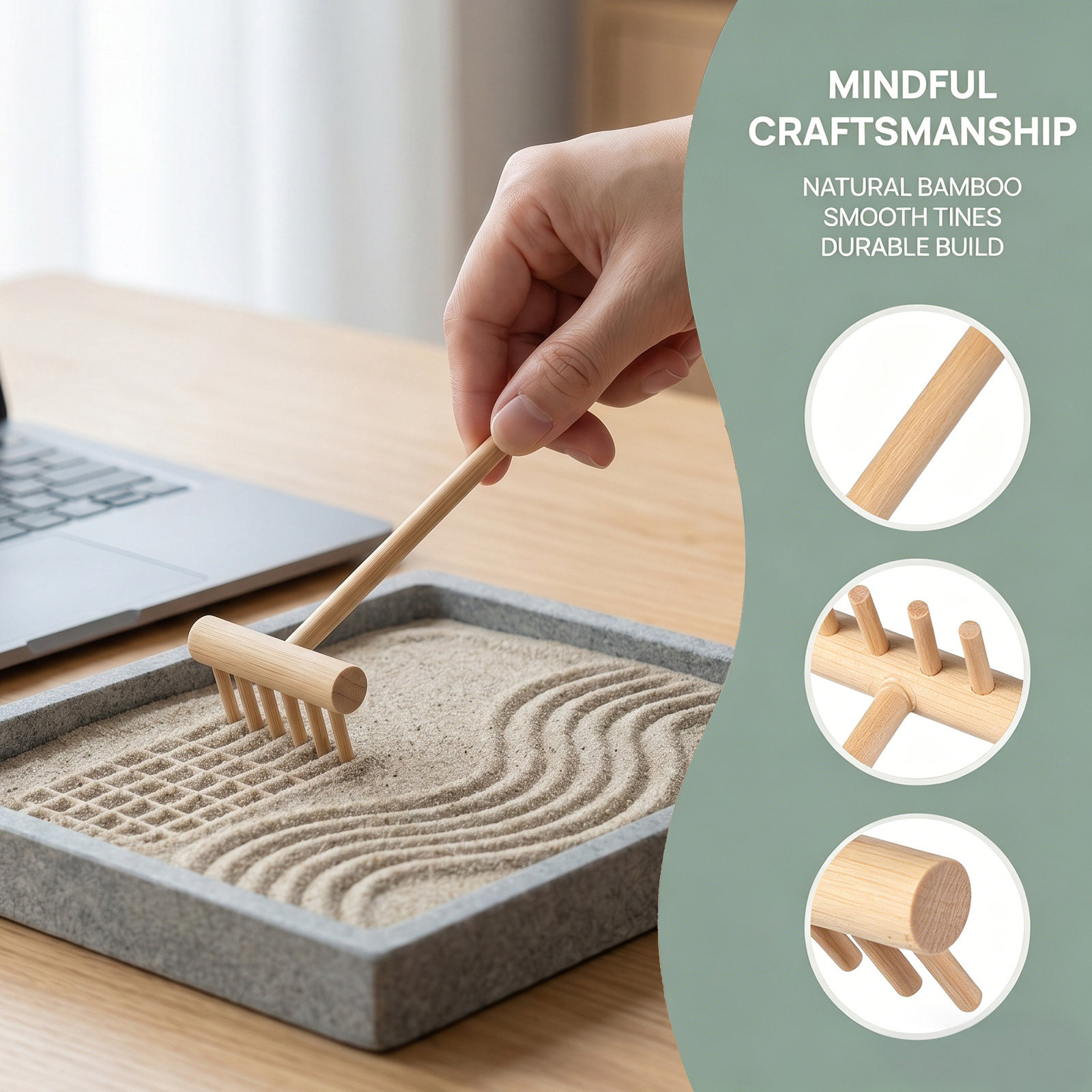 10 Parça Mini Zen Bahçe Tırmığ - Zen Gardening Tools incelemesi ve fiyatı