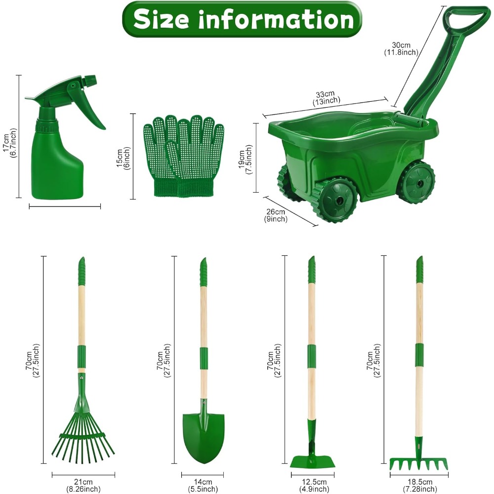 Çocuklar için bahçe aletleri s - Gardening Tools Girly incelemesi ve fiyatı