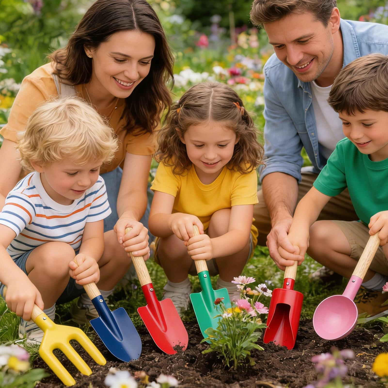 Çocuklar bahçe aletleri seti 6 - Gardening Tools Girly incelemesi ve fiyatı