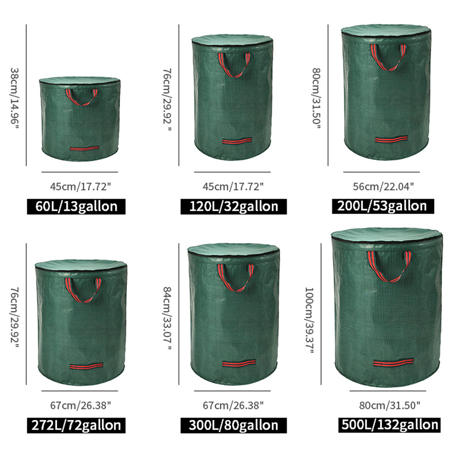 60-500L Kapaklı ve Yaprak Topl - Outdoor Planting Bag incelemesi ve fiyatı