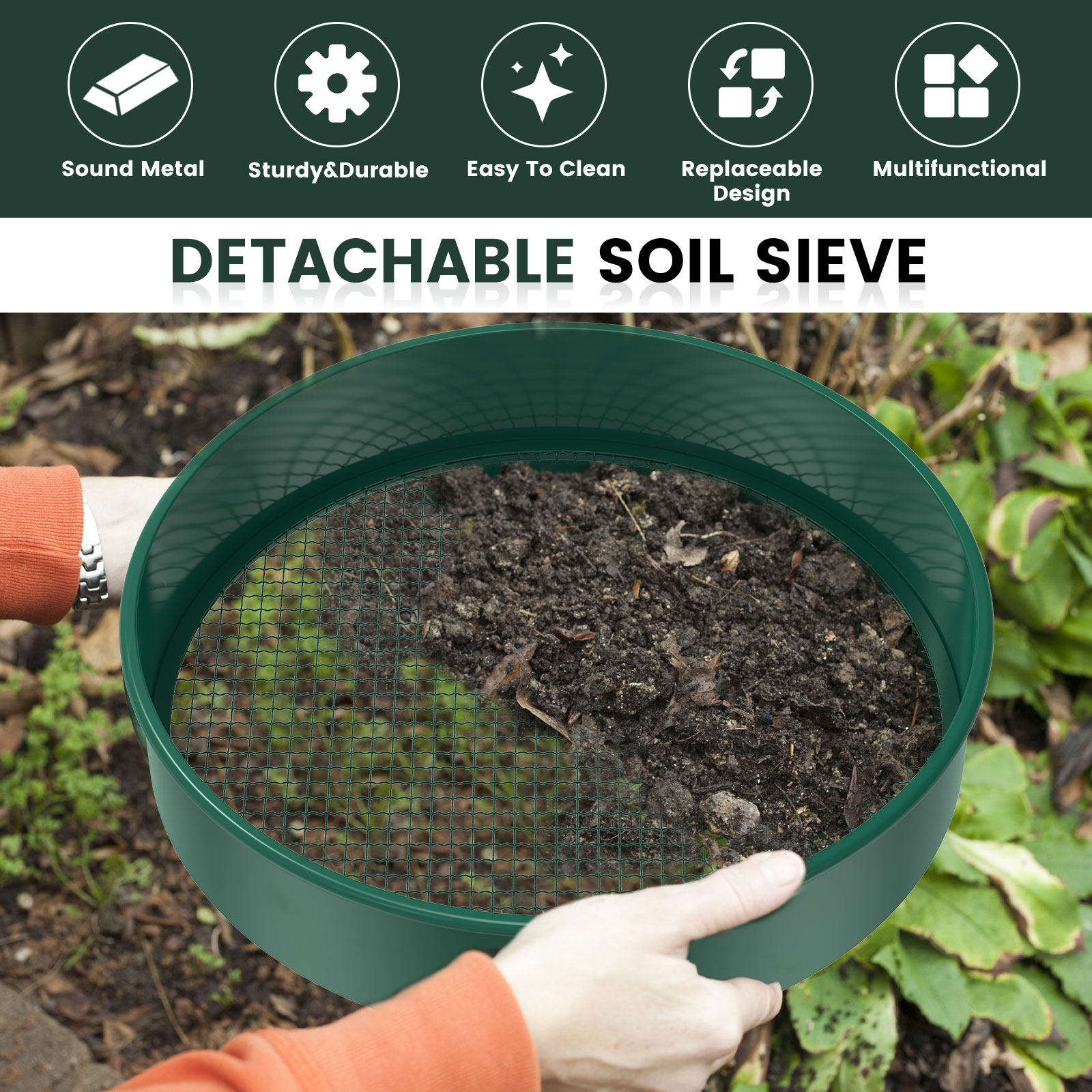 Toprak Elek Seti Metal Bahçe T - Garden Sieve Soil incelemesi ve fiyatı