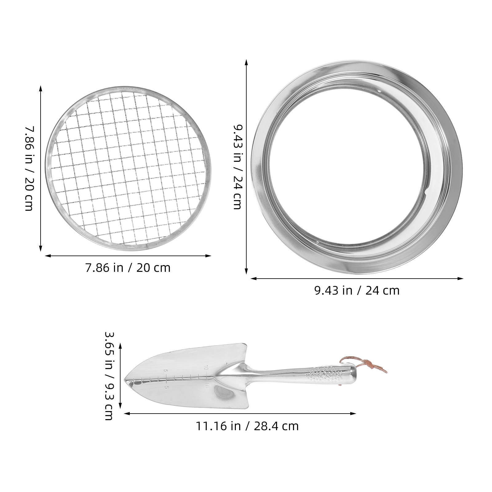 1 Set Toprak Eleği Bahçe Eleği - Garden Sieve Soil incelemesi ve fiyatı